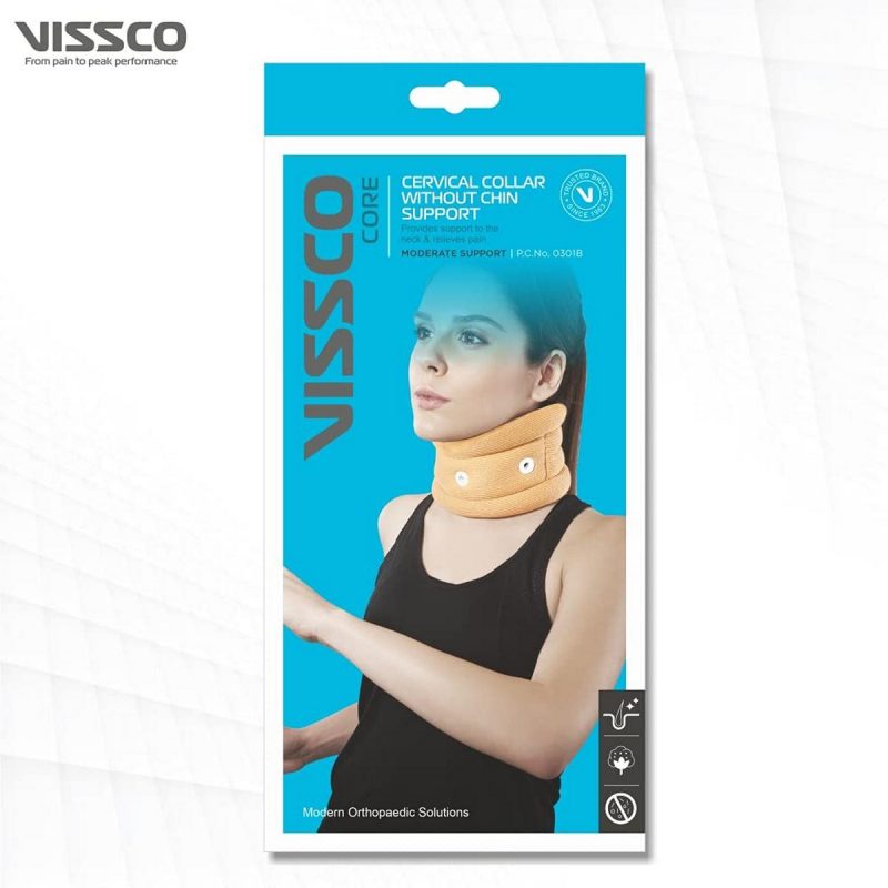 Vissco Neck Support Cervical Collar without Chin Support for Men Women 7