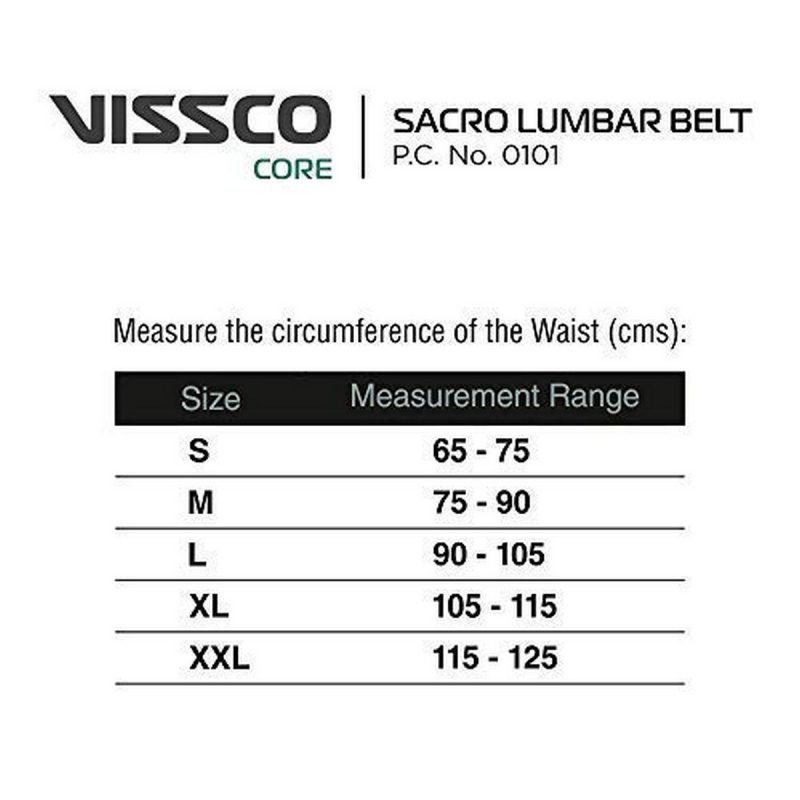 Vissco Sacro Lumbar Belt with Double Lock Elastic Strapping 3
