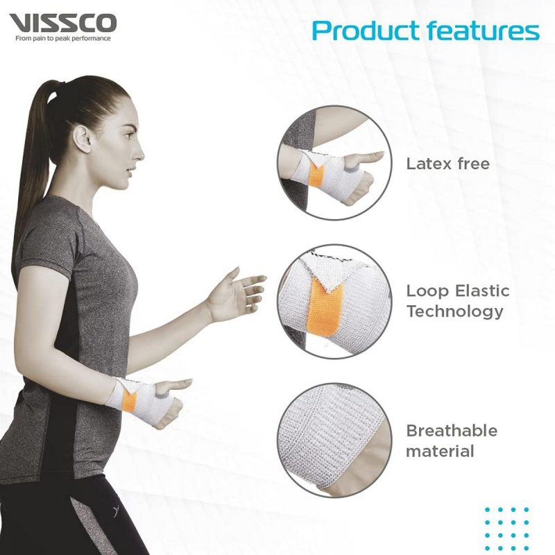 Vissco Wrist Support Wrist Brace With Thumb Support 4
