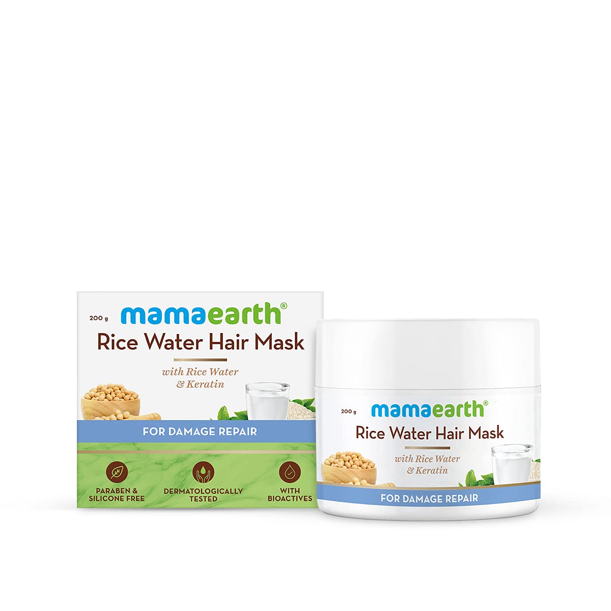 Mamaearth Rice Water Hair Mask (200 g) - RichesM Healthcare