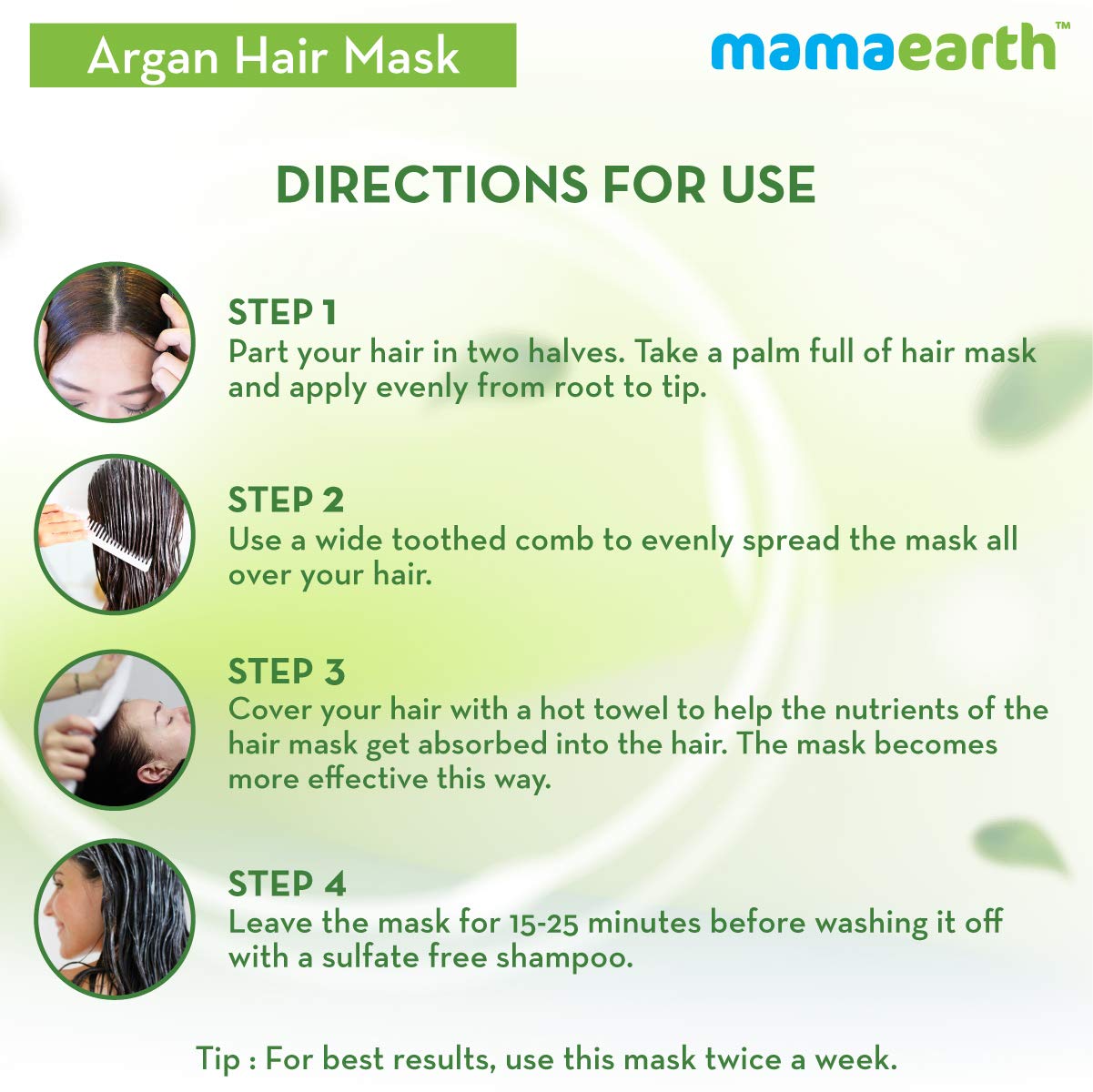 mamaearth Argan Hair Mask 200 ml Online in India Buy at Best Price from  Firstcrycom  1458576