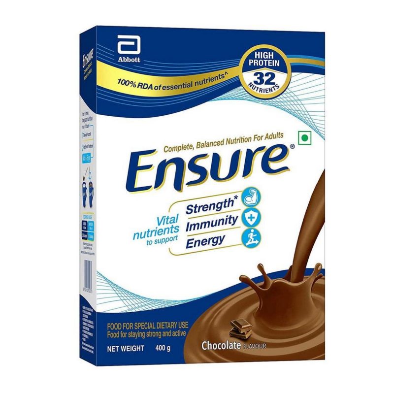Ensure Complete Balanced Nutrition Drink Chocolate Flavour 400g 1
