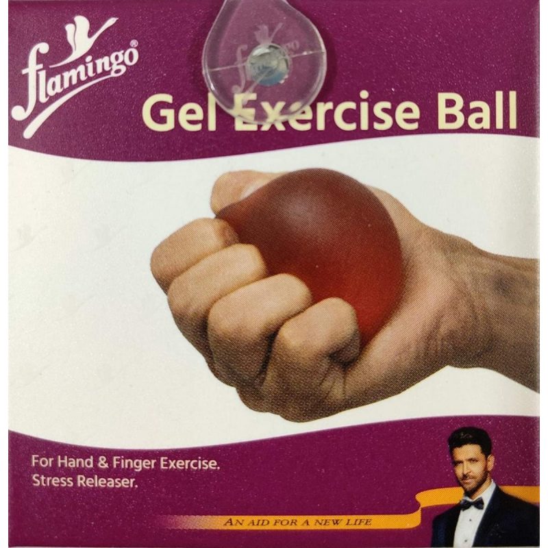 Flamingo Gel Exercise Ball – Universal Red 1