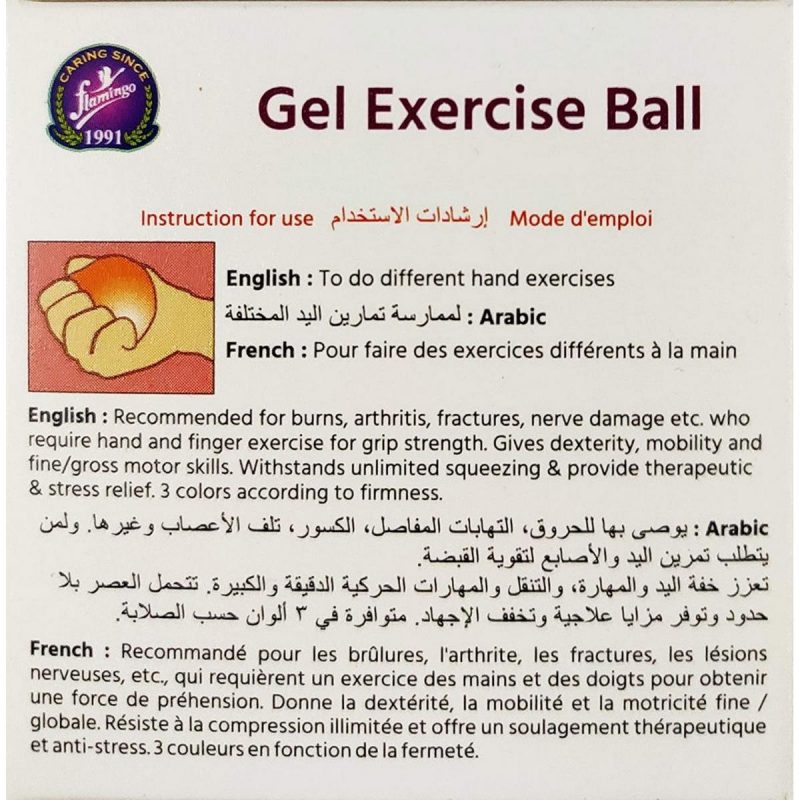 Flamingo Gel Exercise Ball – Universal Red 2