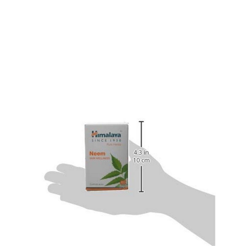 Himalaya Wellness Pure Herbs Skin Wellness Tablets 60 Count Neem 7
