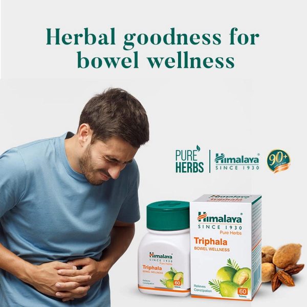 Himalaya Wellness Triphala Bowel Wellness Relieves constipation 60 Tablets 2