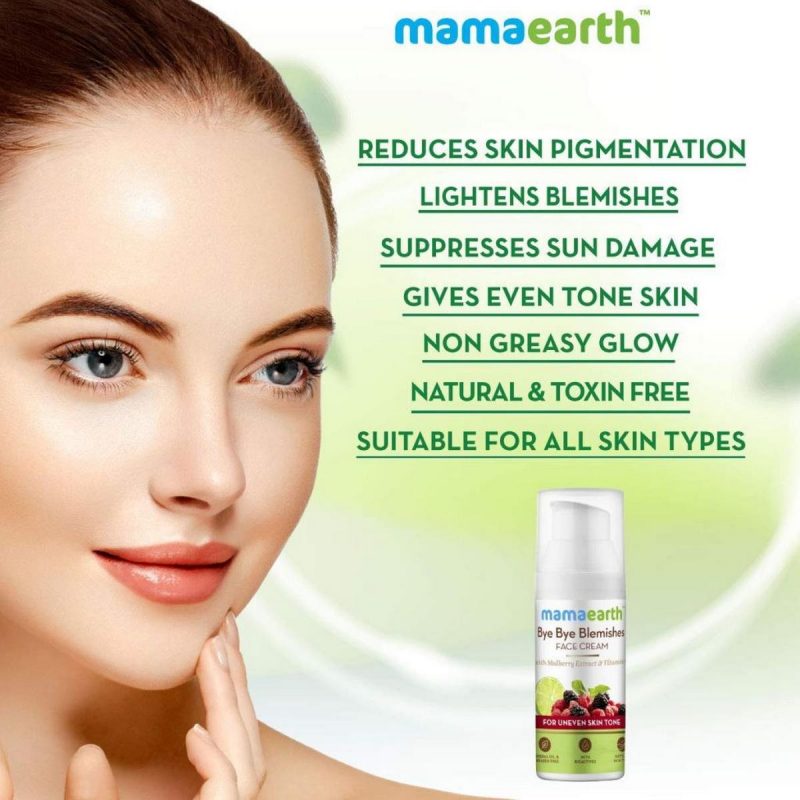 Mamaearth Bye Bye Blemishes Face Cream 30ml 5