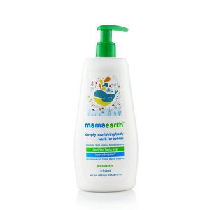 Mamaearth Deeply nourishing natural baby wash 400 ml 1