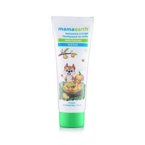 Mamaearth Natural Toothpaste Orange Flavour 50gm 1