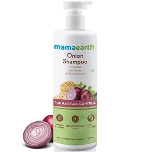 Mamaearth Onion Shampoo for Hair Growth 400ml 1