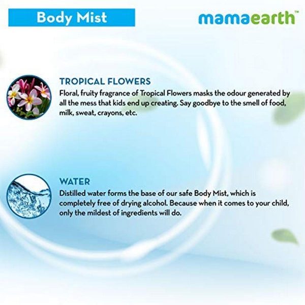 Mamaearth Perfume Body Mist for Babies Tropical150 ml 5