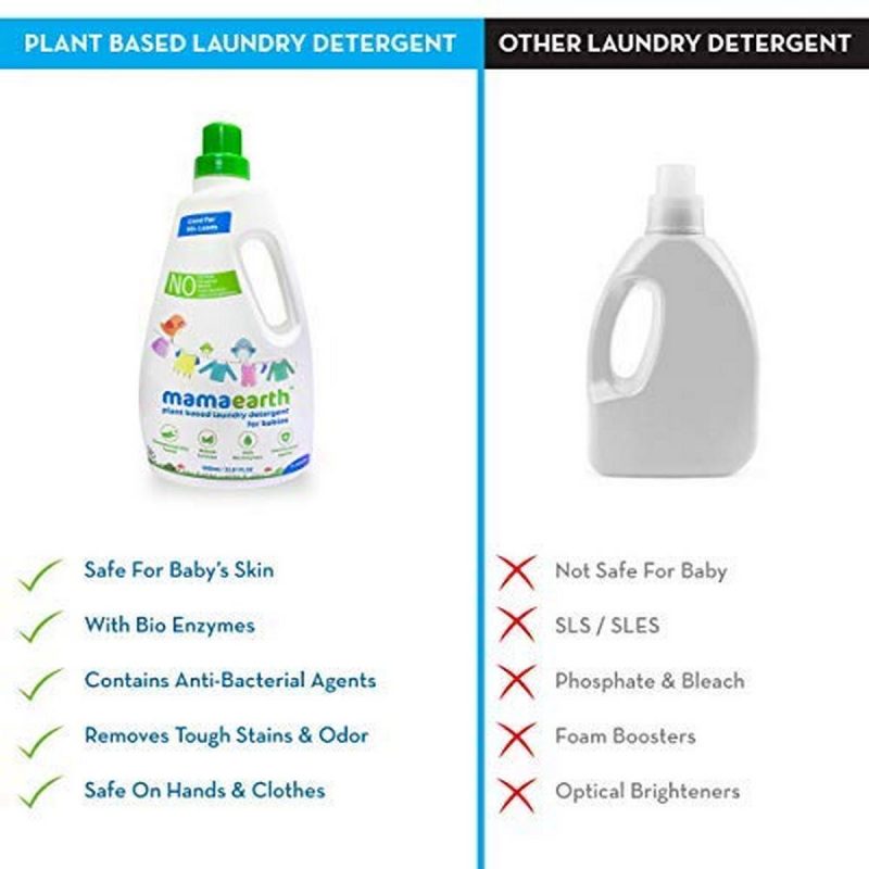 Mamaearths Plant Based Liquid Detergent 1000ml 3