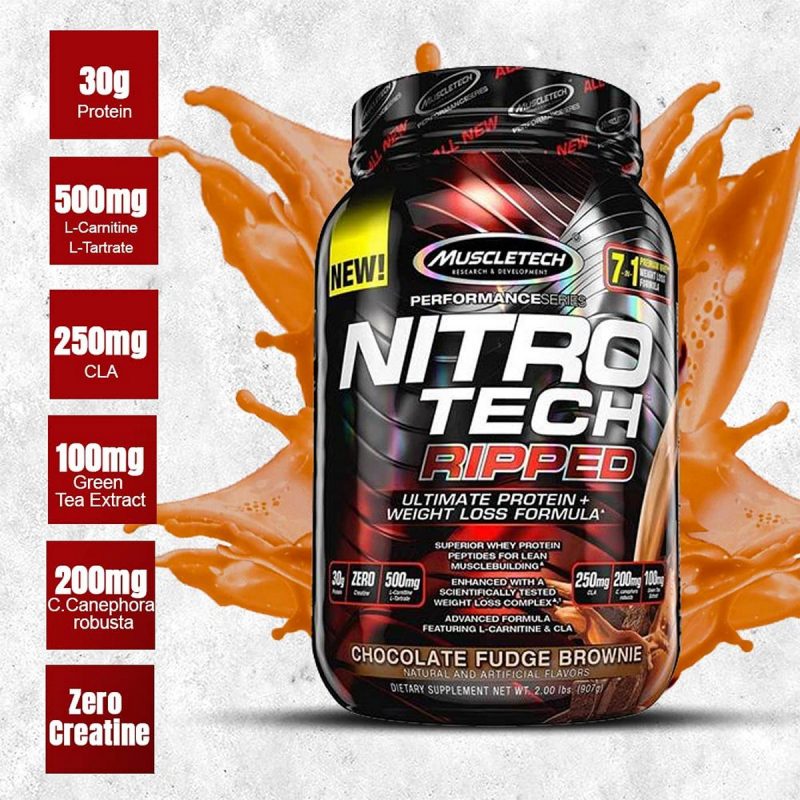 MuscleTech Performance Series Nitro Tech Ripped 970 g 3