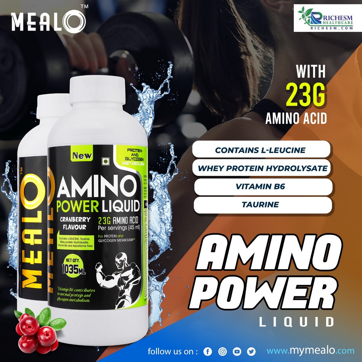 Bring Unbeatable Workout Energy with Amino Power