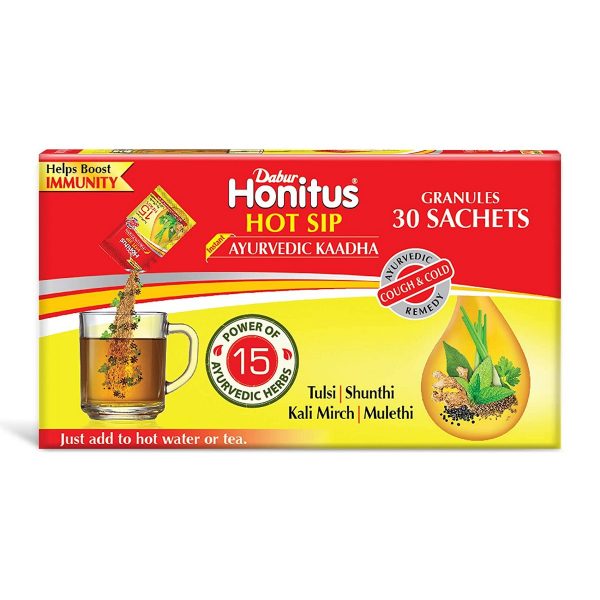 Dabur Honitus Hot Sip 4gmPack of 30 Sachets 1