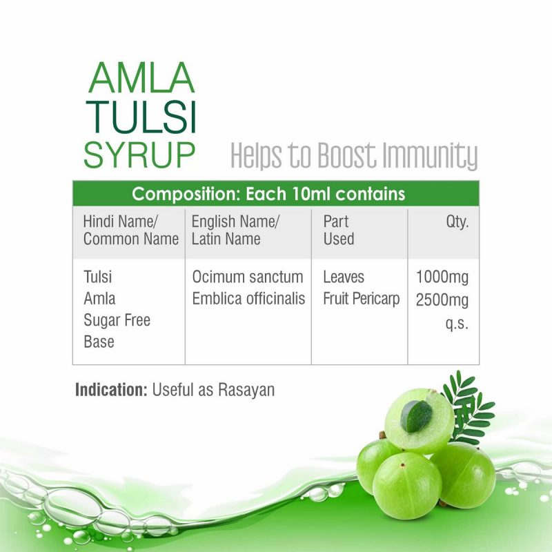 Healthfarm Amla Tulsi Syrup Immunity Booster 500 Ml 2
