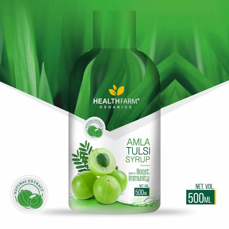 Healthfarm Amla Tulsi Syrup Immunity Booster 500 Ml 4