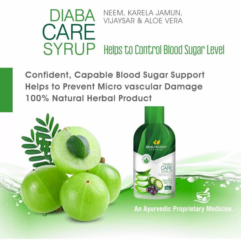 Healthfarm Diaba Care Syrup To Control Blood Sugar 500 Ml 5