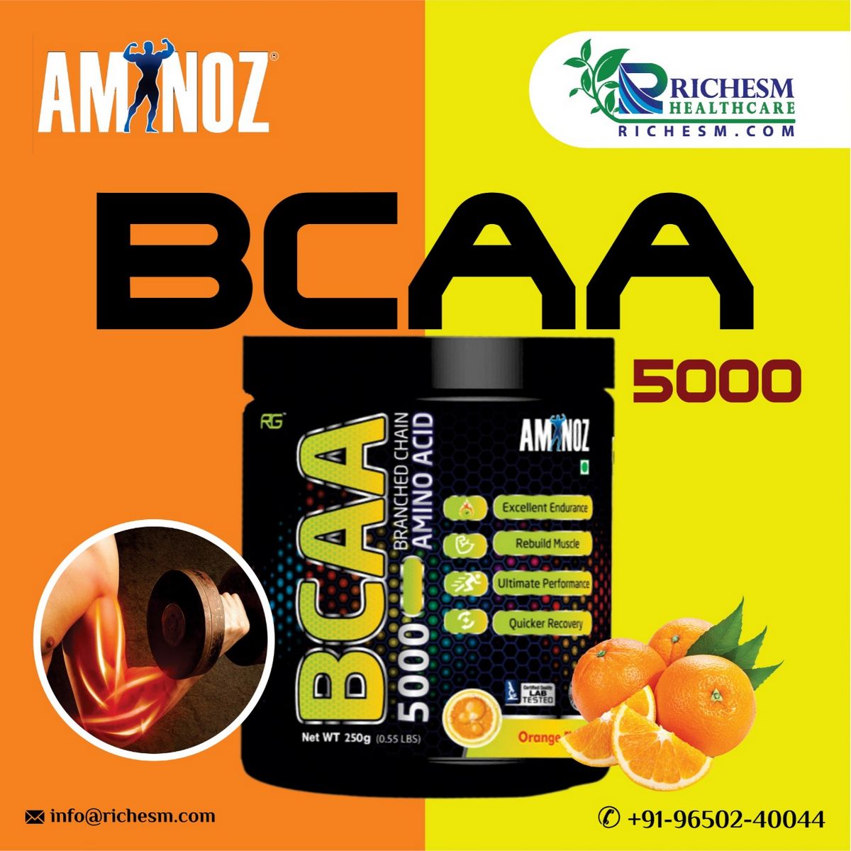 Increase Muscle Building Strength with BCAA
