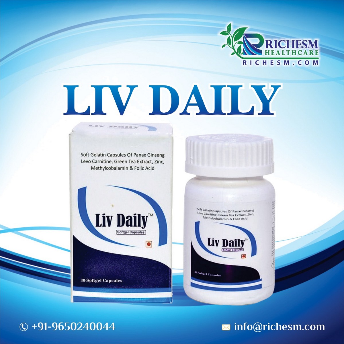Liv Daily Tablets for Energetic Living
