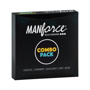 Manforce 3 in 1 Condoms Combo Pack Assorted Flavours 20 Pieces Pack of 5 1
