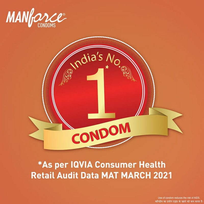 Manforce Extra Dotted Condoms Hazelnut Flavoured 10 Pieces 3