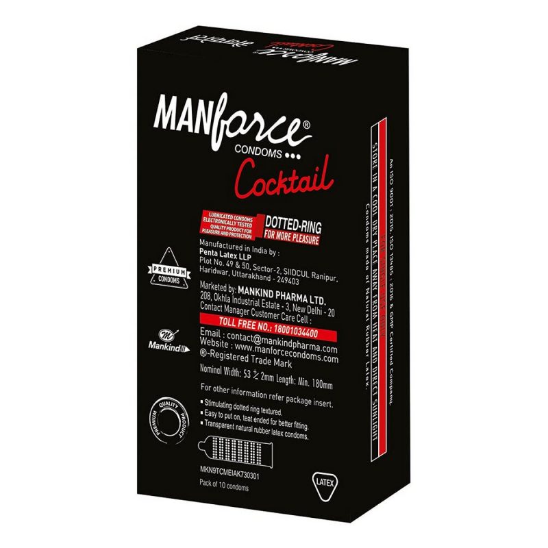 Manforce Fruit Basket Combo Pack 40 Pieces Pack of 4 3