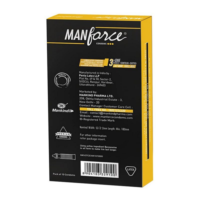 Manforce Fruit Basket Combo Pack 40 Pieces Pack of 4 6