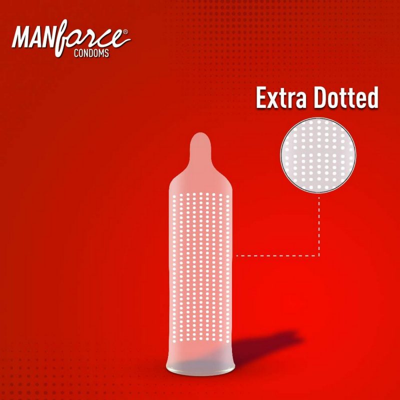 Manforce Litchi Flavoured 1500 Dots Combo 6 Condoms Set of 6 60 S 4