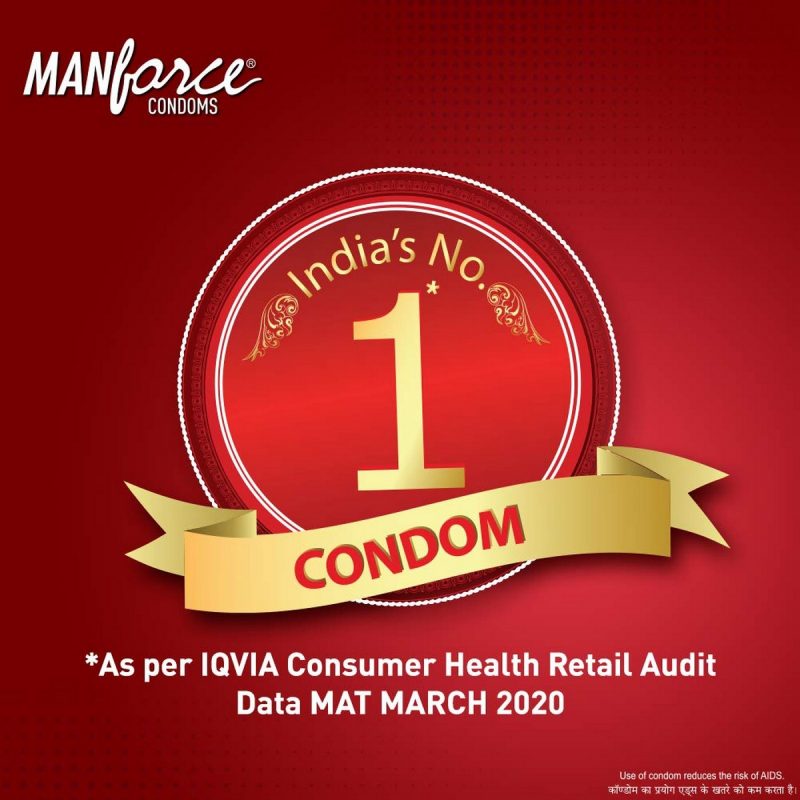 Manforce Wild 3 in 1 Strawberry Condoms 4 Packs of 10 2
