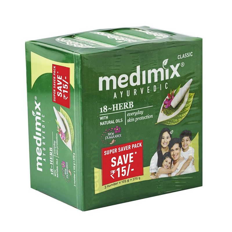Medimix Ayurvedic Classic 18 Herbs Soap 3x125g 2