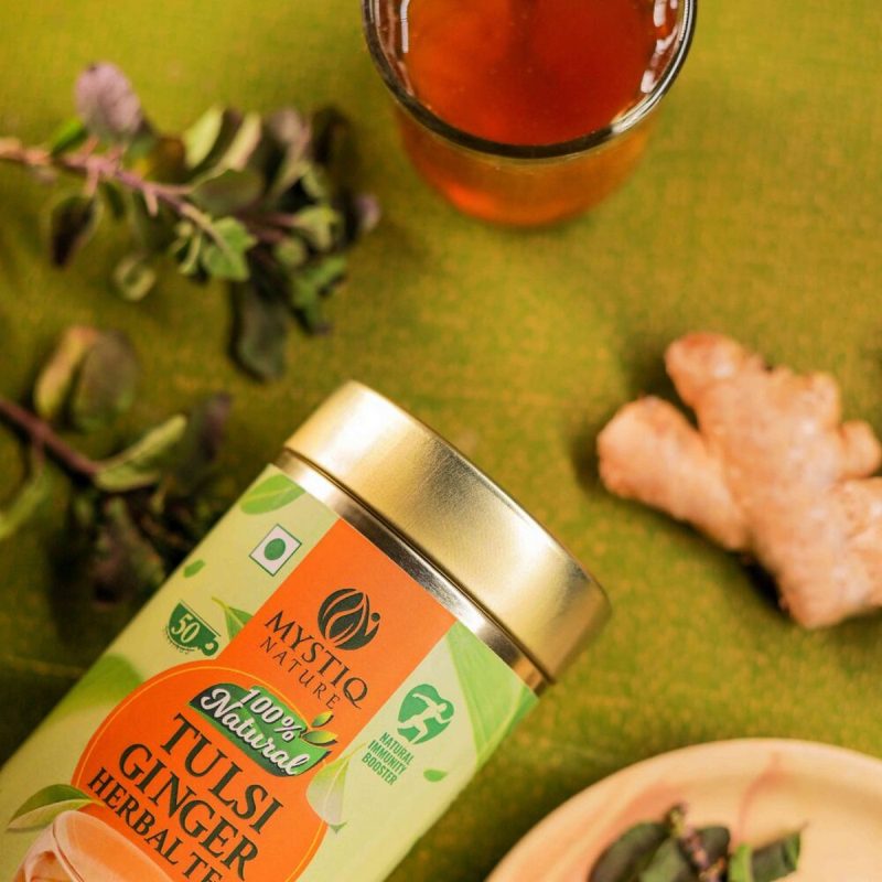 Mystiq Tulsi Ginger Herbal Tea 2