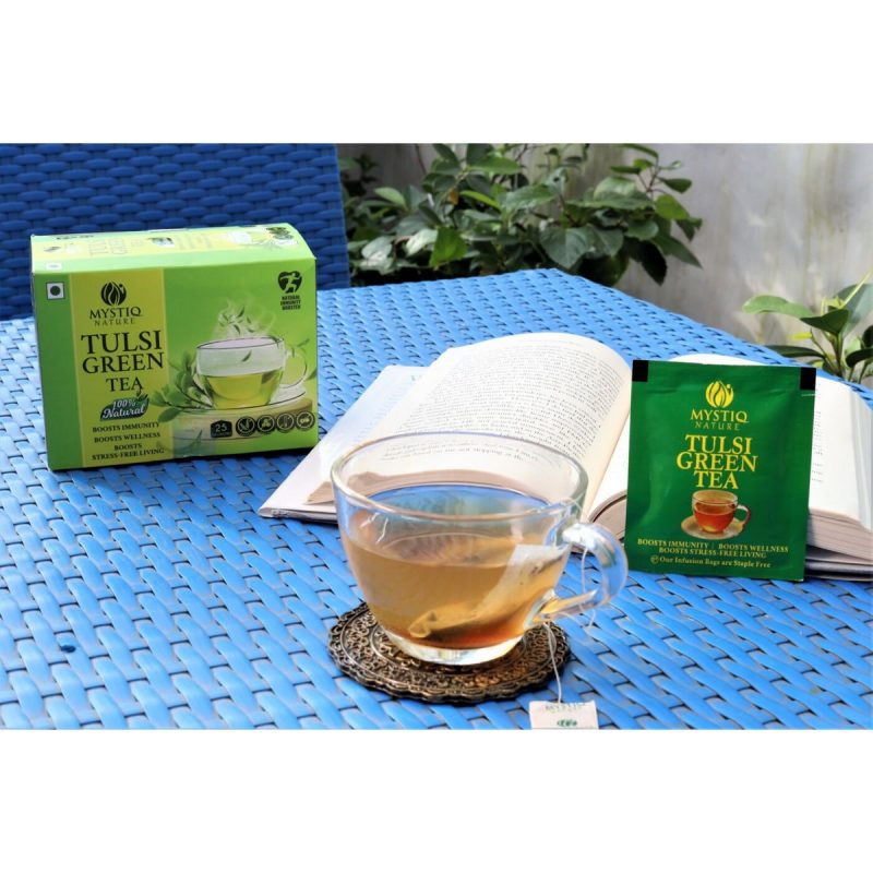 Mystiq Tulsi Green Tea – Infusion Bags 3