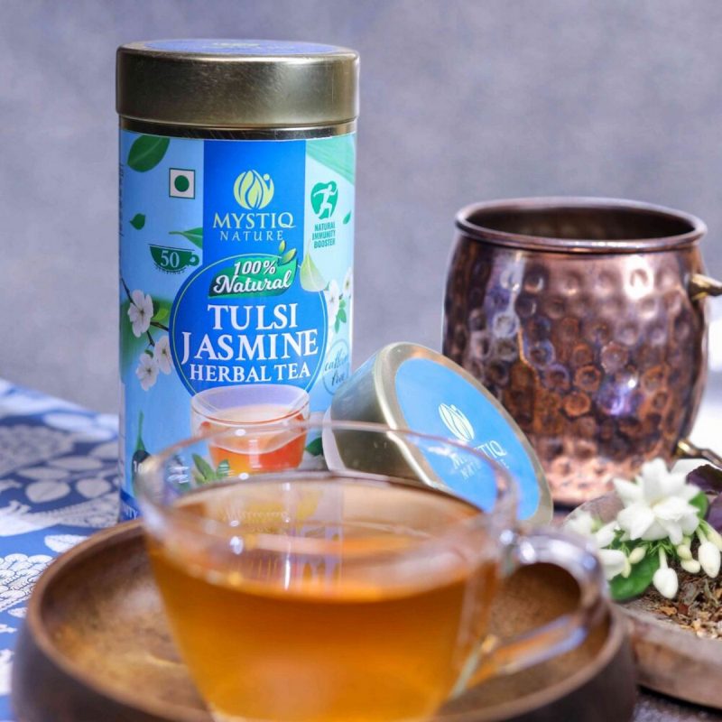 Mystiq Tulsi Jasmine Herbal Tea 2