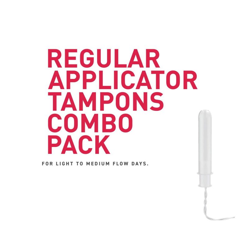 Sanity Regular Applicator Tampons Combo Pack 6