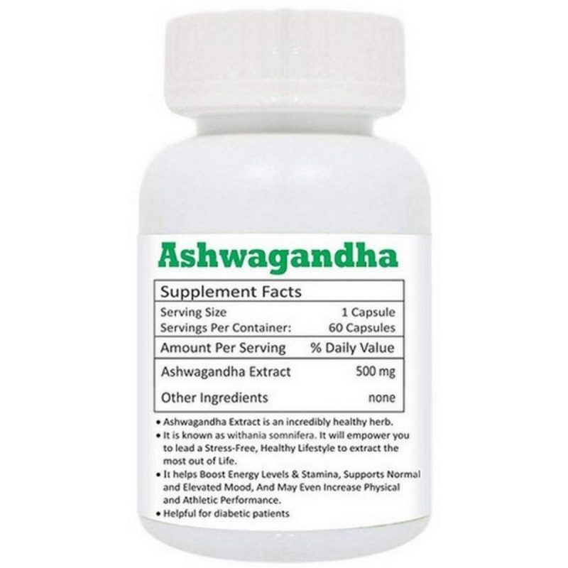 Zindagi Pure Ashwagandha Extract Capsules 60 Capsules 3