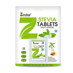 Zindagi Stevia Tablet 100 Sugarfree Sweetener Natural Weight Management Health Substitute for Diabetics 100 1