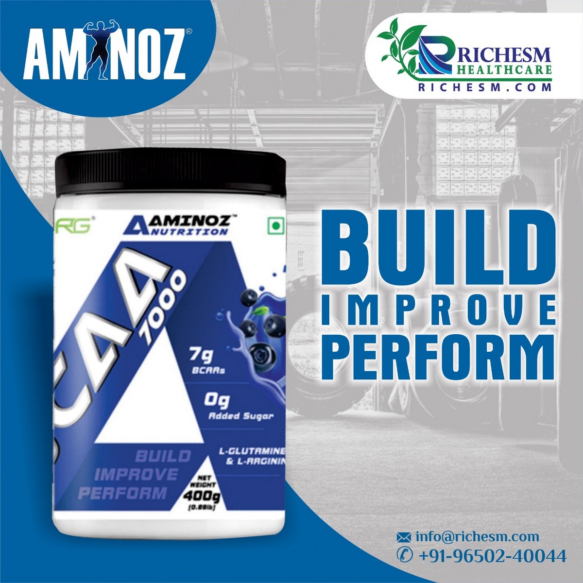 Improve Workout Endurance Performanceand Agility with Aminoz Health and Nutrition Improve Workout Endurance Performanceand Agility with Aminoz