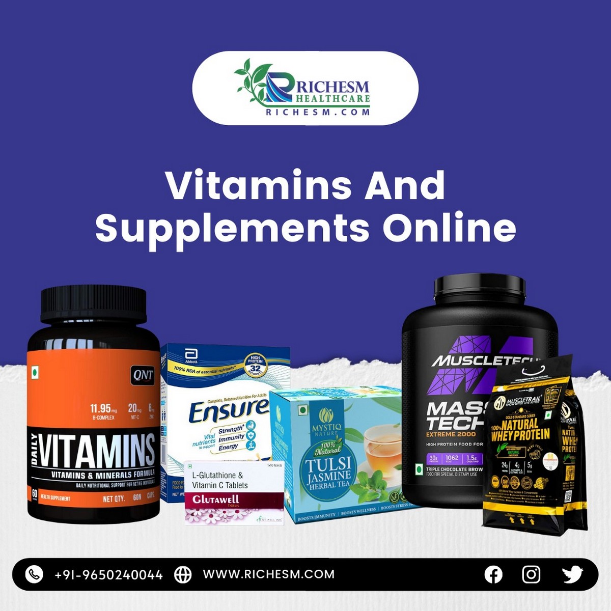 Pure Vitamins And Supplements Supplies