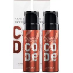 Wild Stone Code Copper Body Spray For Men 300ml Pack of 2
