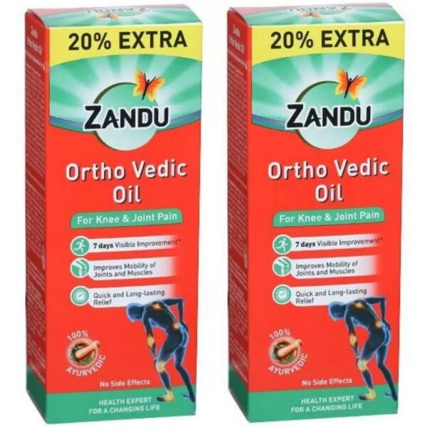 ZANDU Ortho Vedic Oil Liquid 2 x 120 ml 2