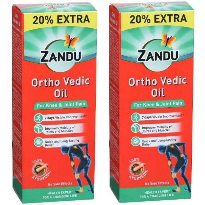 ZANDU Ortho Vedic Oil Liquid 2 x 120 ml