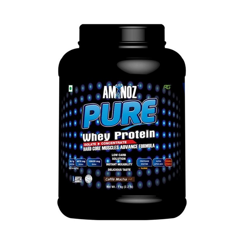 Aminoz Pure Whey Protein CafeMocha 1Kg2.2 lb 1