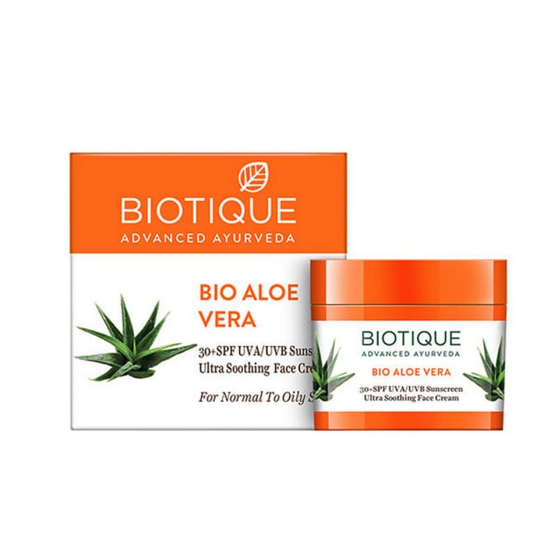 Biotique Bio Aloe Vera 30 SPF Sunscreen Ultra Soothing Face Cream