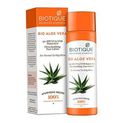 Biotique Bio Aloe Vera Face Body Sun Lotion Spf 30 UvaUvb Sunscreen 2