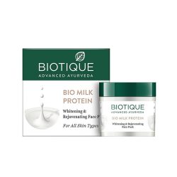 Biotique Bio Milk Protein Whitening Rejuvenating Face Pack For All Skin Types 50g