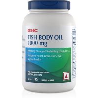 Best Beauty Products Online Health and Nutrition GNC Fish Body Oil 90 SoftGel Capsules 1