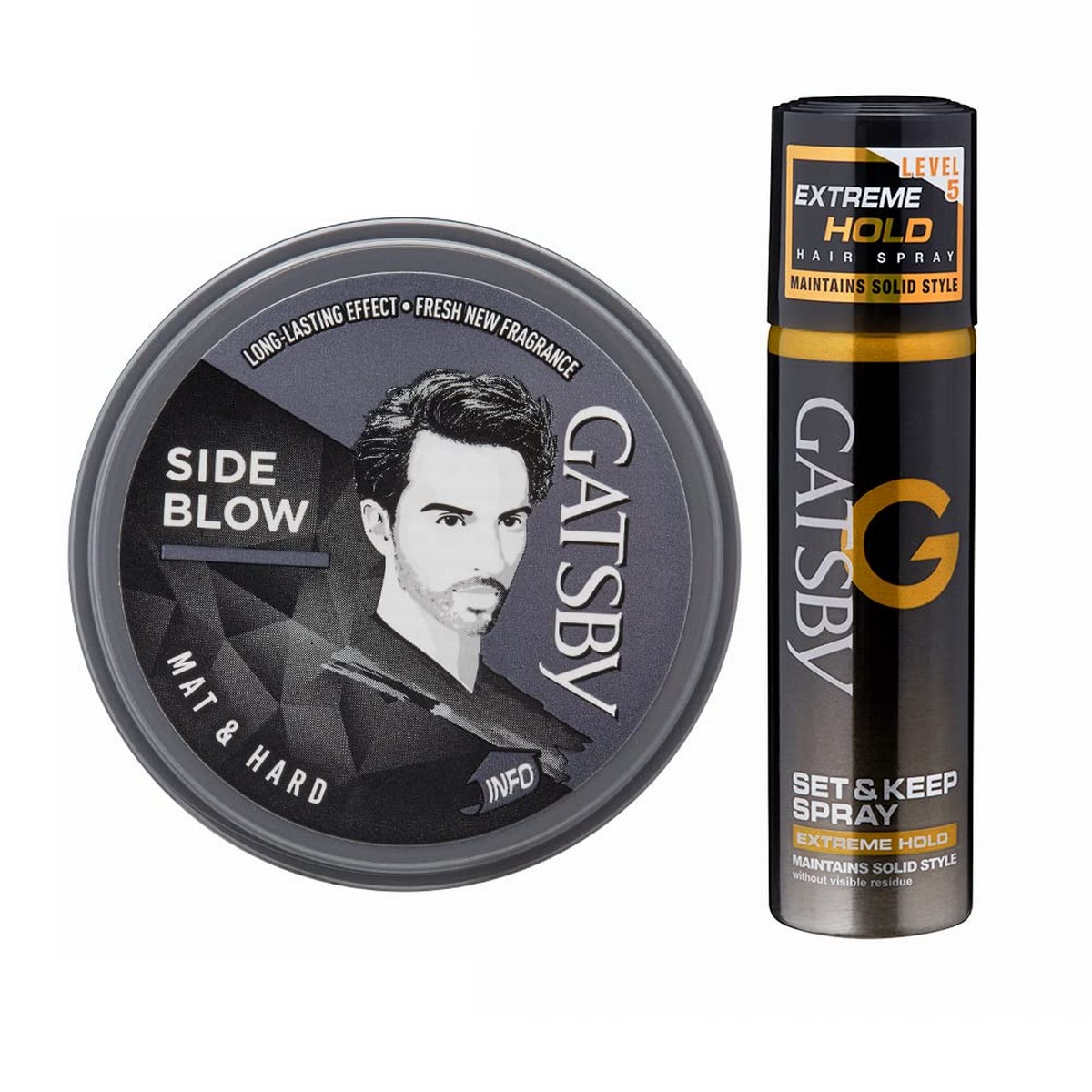 Gatsby Mat And Hard Hair Styling Wax And Spray - RichesM Healthcare