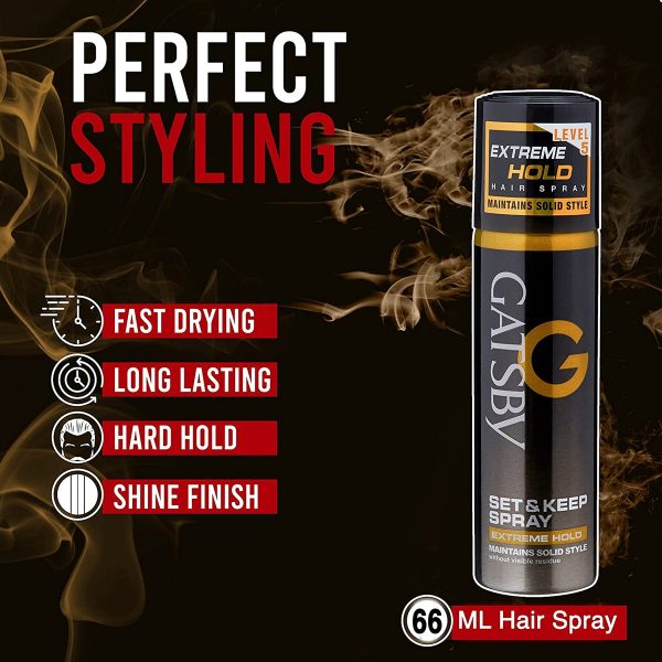 Gatsby Mat Hard Hair Styling Wax Spray 5