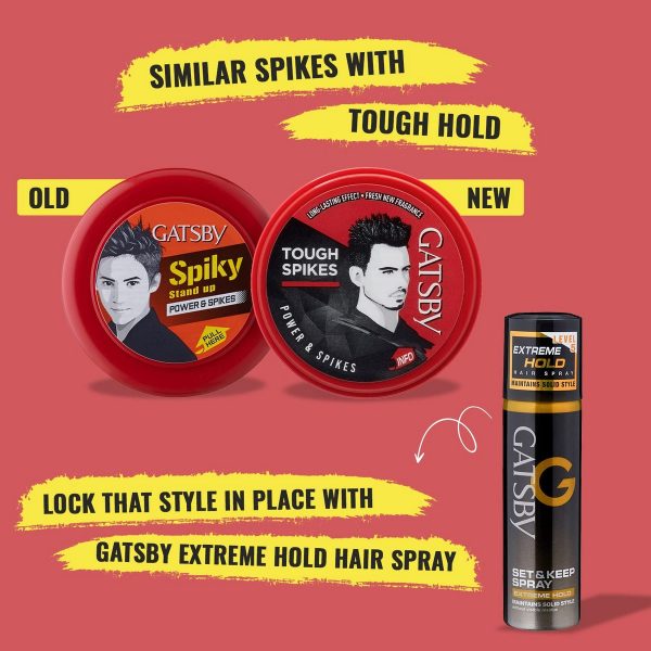 Gatsby Power Spikes Hair Styling Wax Spray 5